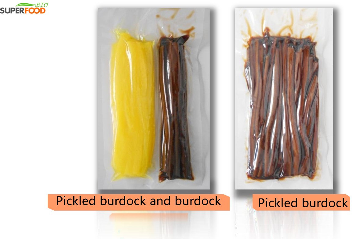 Pickled burdock and burdock